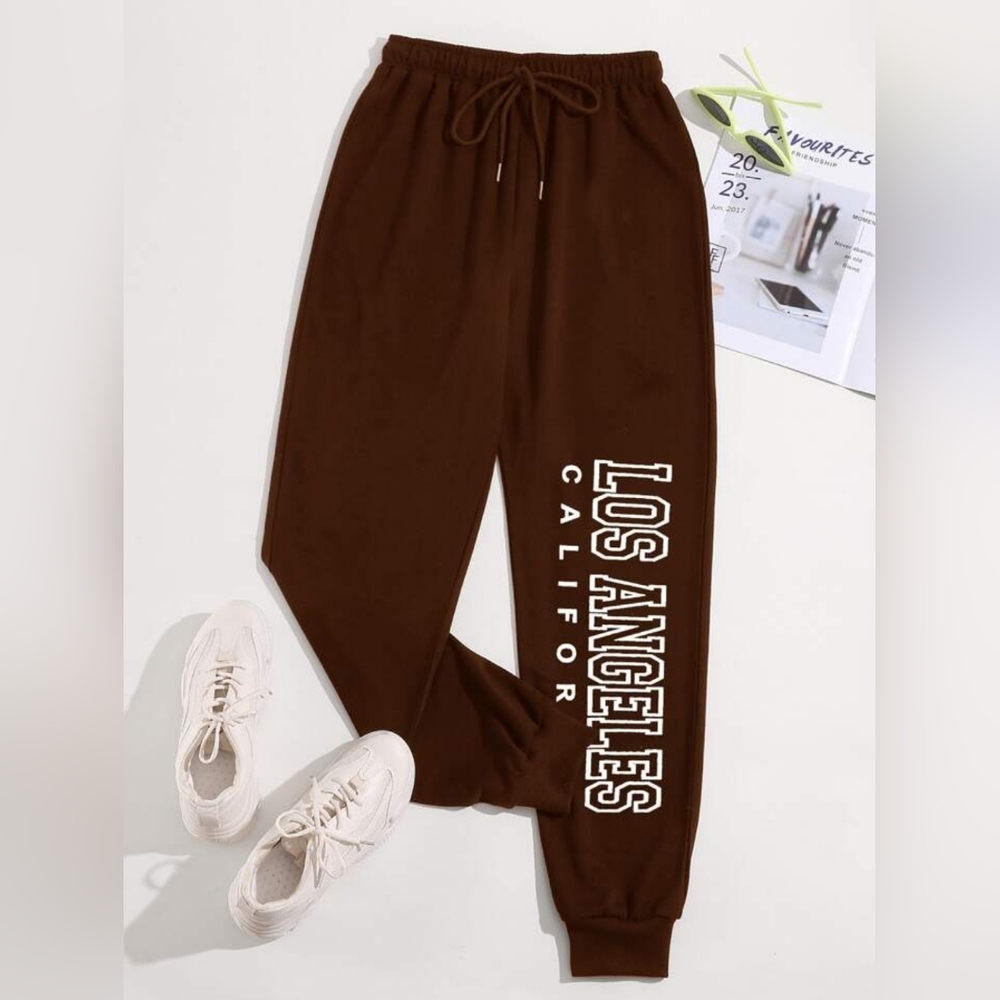 Graphic Drawstring Sweatpants